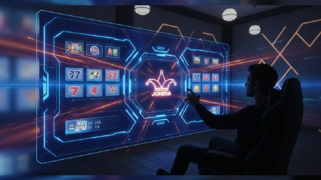 Jokera platformunun hızlı bahis ve casino deneyimi sunan dijital arayüzü.