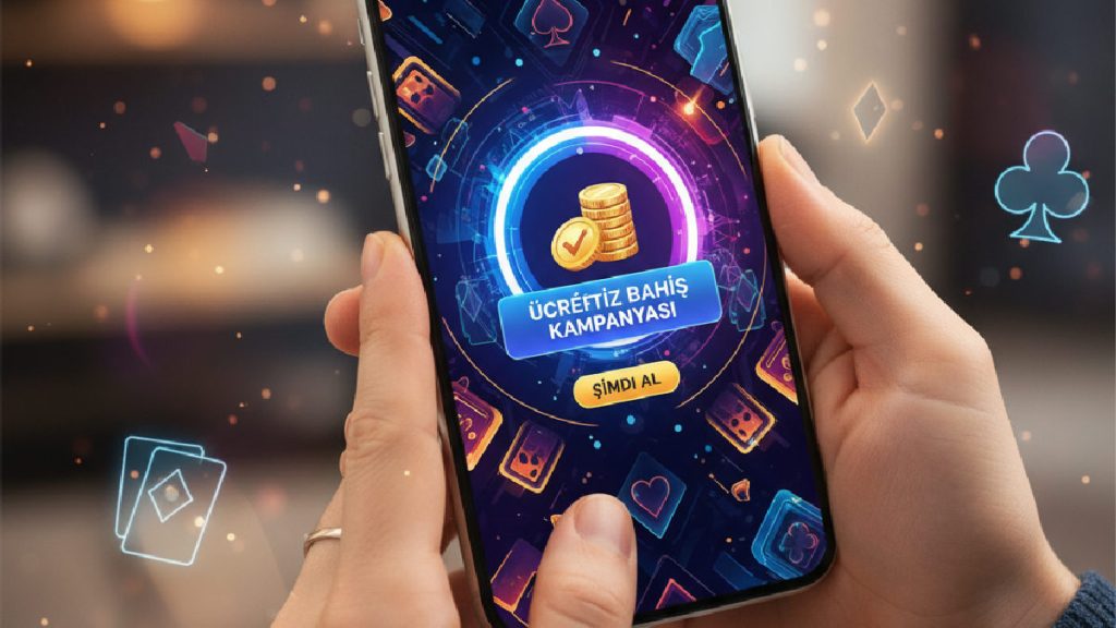 Online bahis platformunda ücretsiz bahis bonusu fırsatı bekleyen bir oyuncu.
